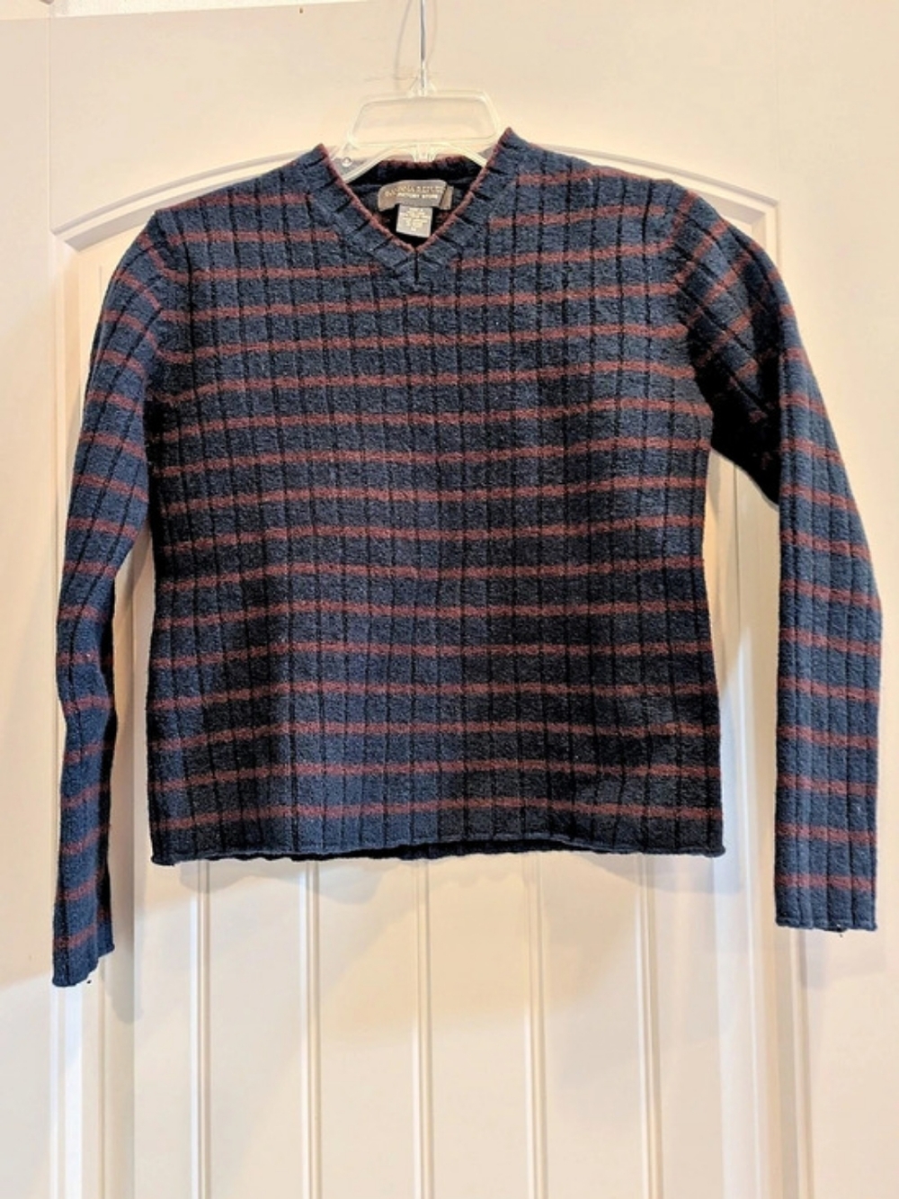 Banana Republic Women's Striped Wool Sweater Size Medium